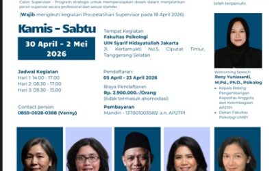 Dosen Fakultas Psikologi UNTAR Berkiprah di Tingkat Nasional sebagai Pemateri Pelatihan AP2TPI